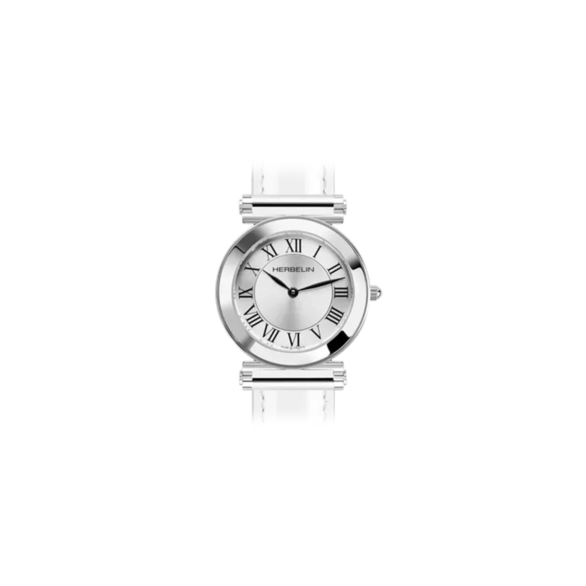 herbelin-antar-s-ronde-tradition-montre-femme-acier-cadran-blanc image 2