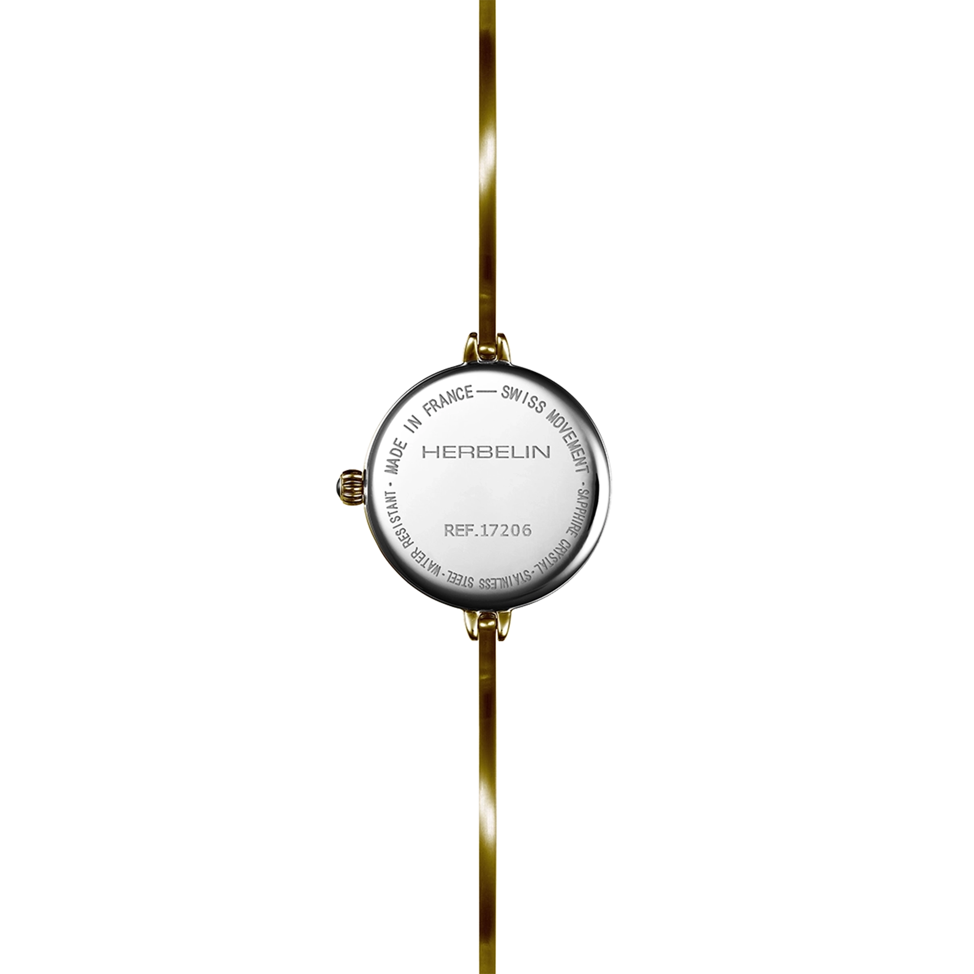 herbelin-fil-quartz-montre-femme-dor-noir image 4