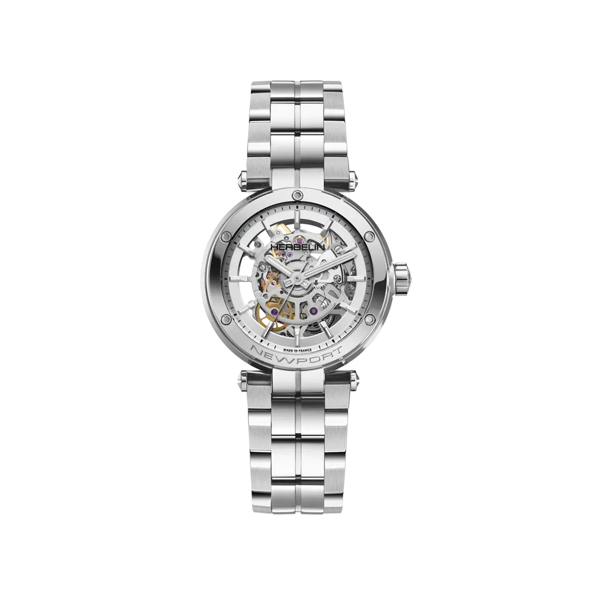 herbelin-newport-squelette-automatique-femme-acier image 1