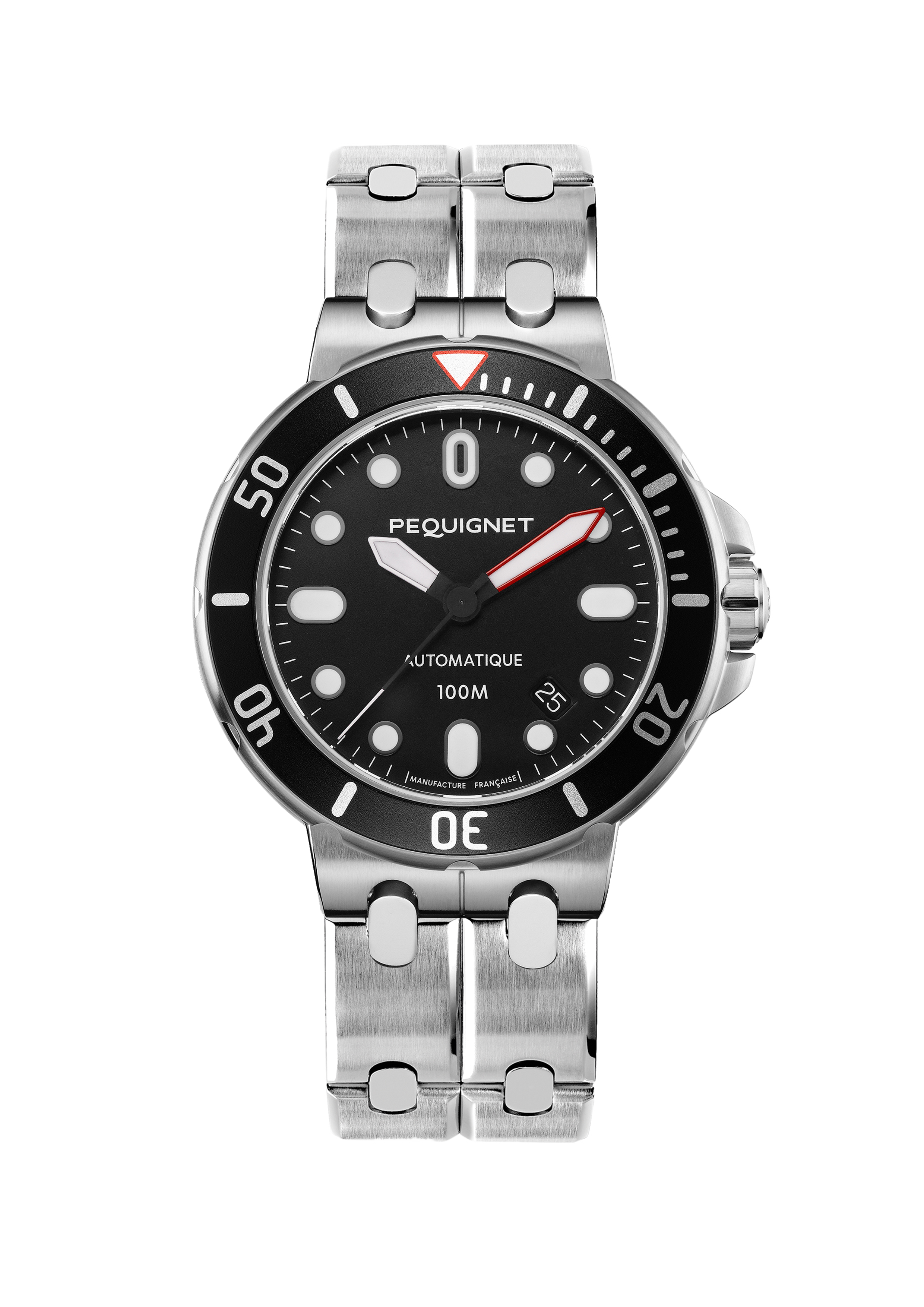 pequignet-moorea-hossegor-43-mm-automatique-homme-acier-noir image 1