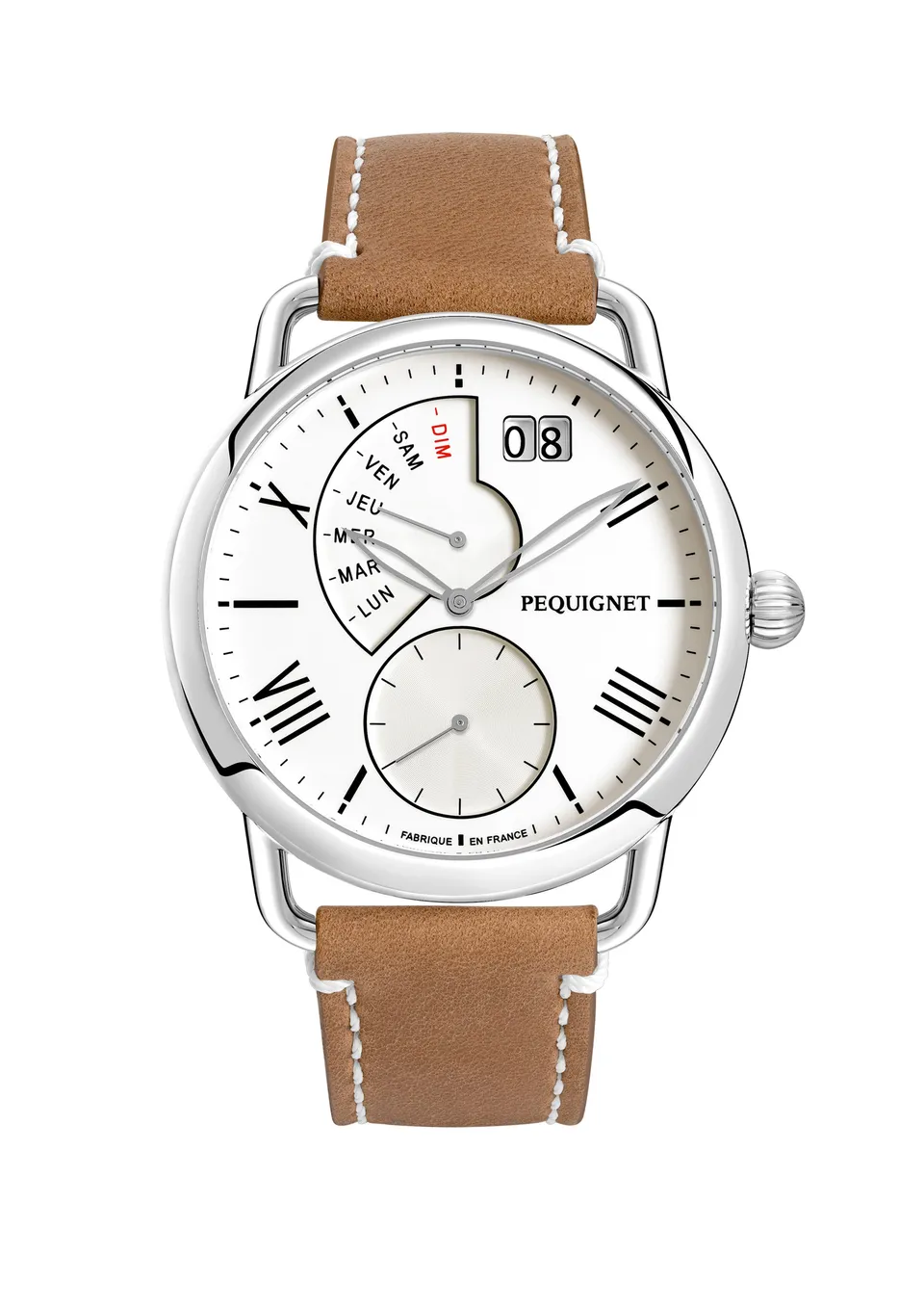 pequignet-equus-origine-montre-homme-42-mm-quartz-cuir image 1