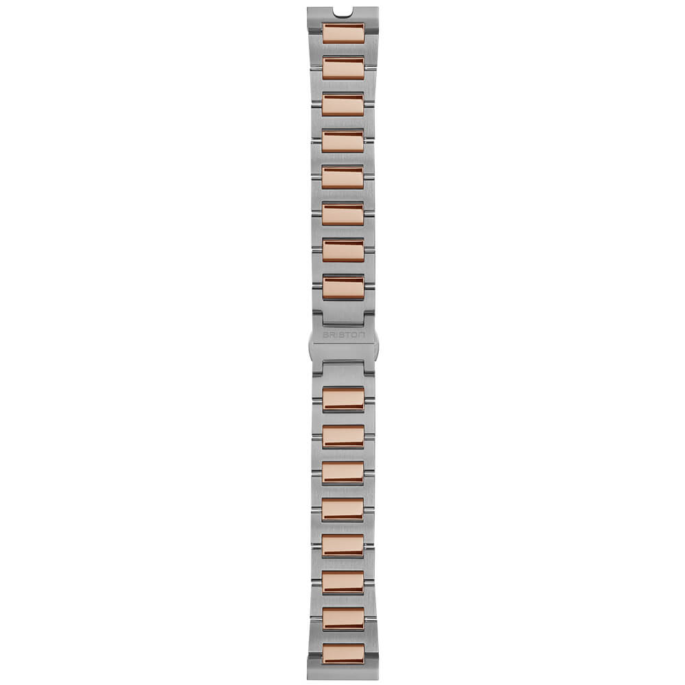 briston-streamliner-kennedy-bracelet-acier-medium-18-mm-bicolore-or-rose image 3