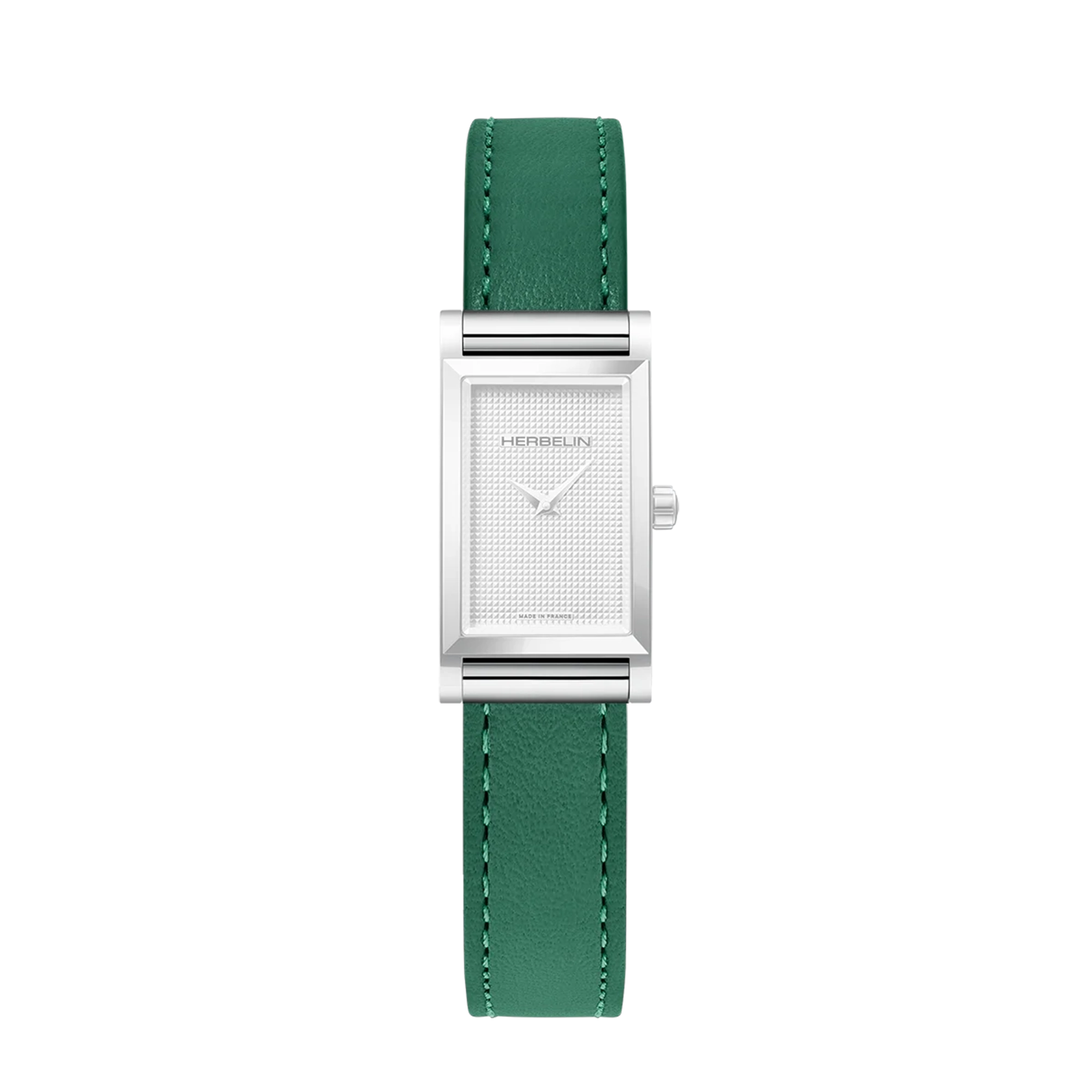herbelin-antar-s-bracelet-simple-meraude-bracelet-cuir-vert image 2