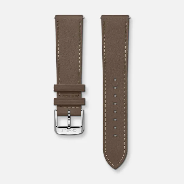 charlie-paris-bracelet-cuir-taupe-20mm image 1