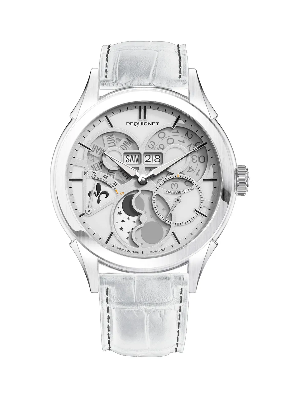 pequignet-royale-saphir-blanc-aurore-montre-automatique-calibre-royal image 1