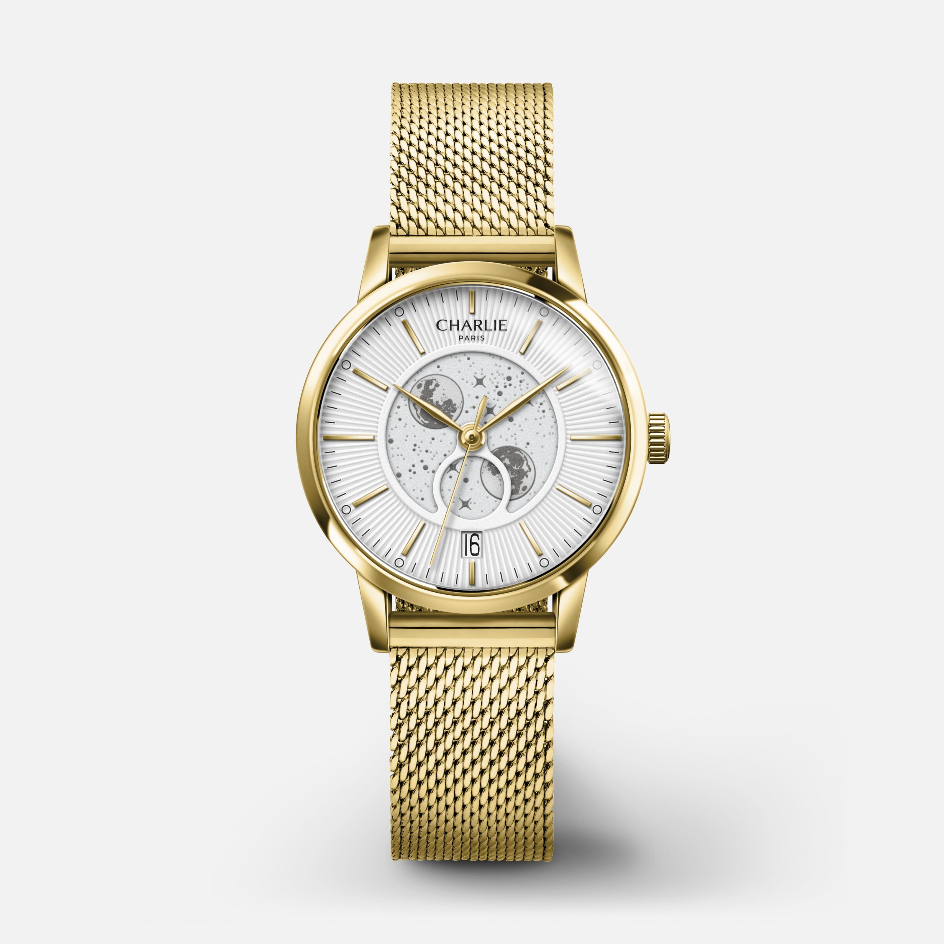 charlie-paris-sully-phase-de-lune-montre-femme-dor-30-mm image 1