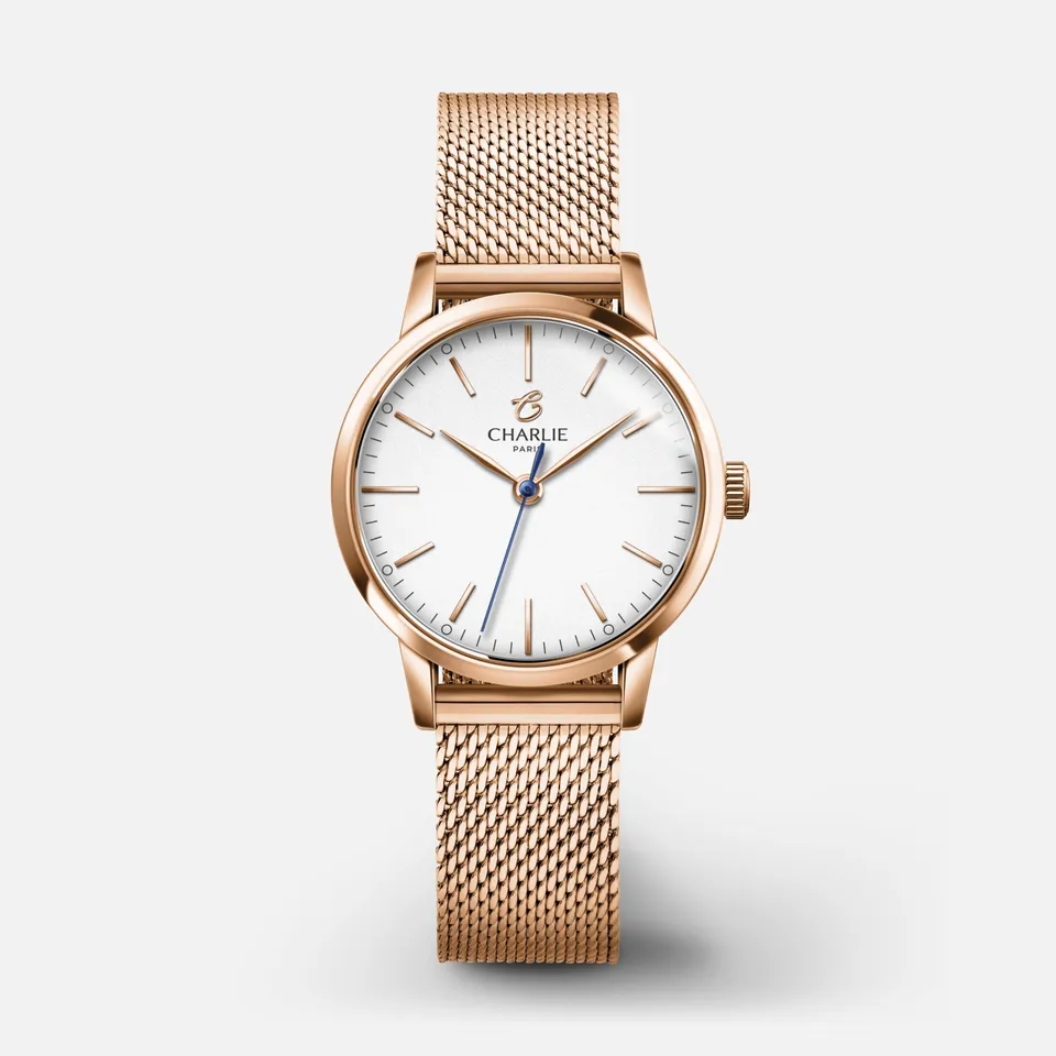 charlie-paris-sully-dor-rose-montre-femme-quartz-30-mm image 1