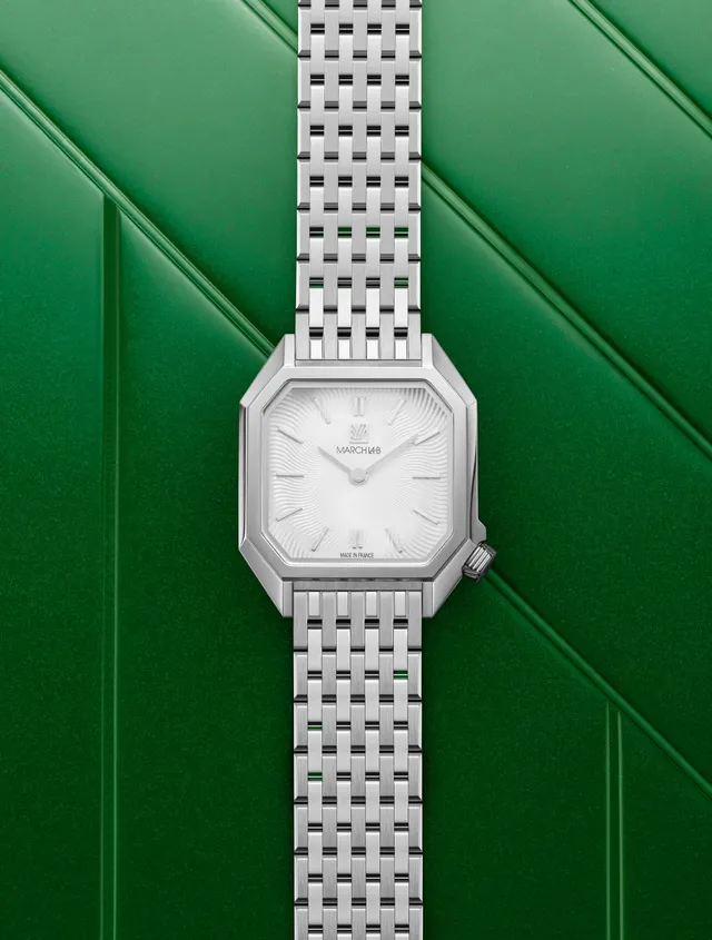 march-la-b-lady-mansart-spirale-blanc-montre-femme-26-mm-cadran-blanc image 1