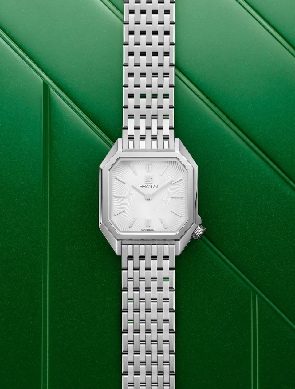 march-la-b-lady-mansart-spirale-blanc-montre-femme-26-mm-cadran-blanc image 1