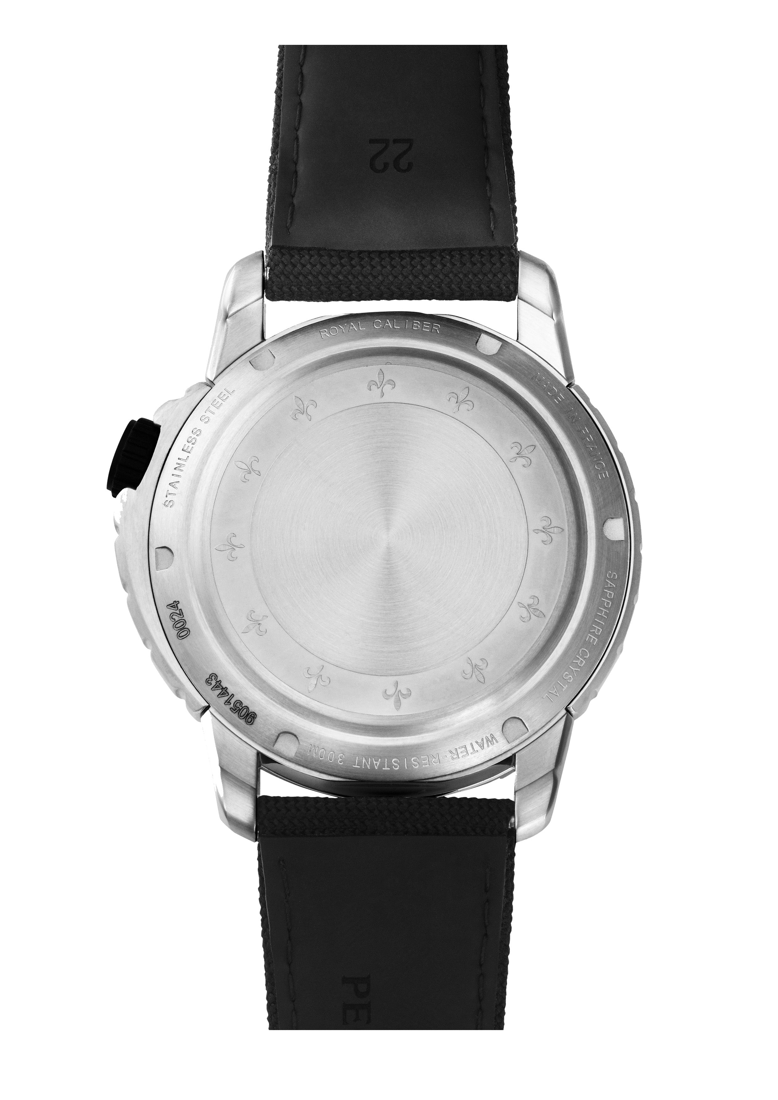 pequignet-extr-me-300-montre-mixte-plongeuse-cadran-noir-orange image 2