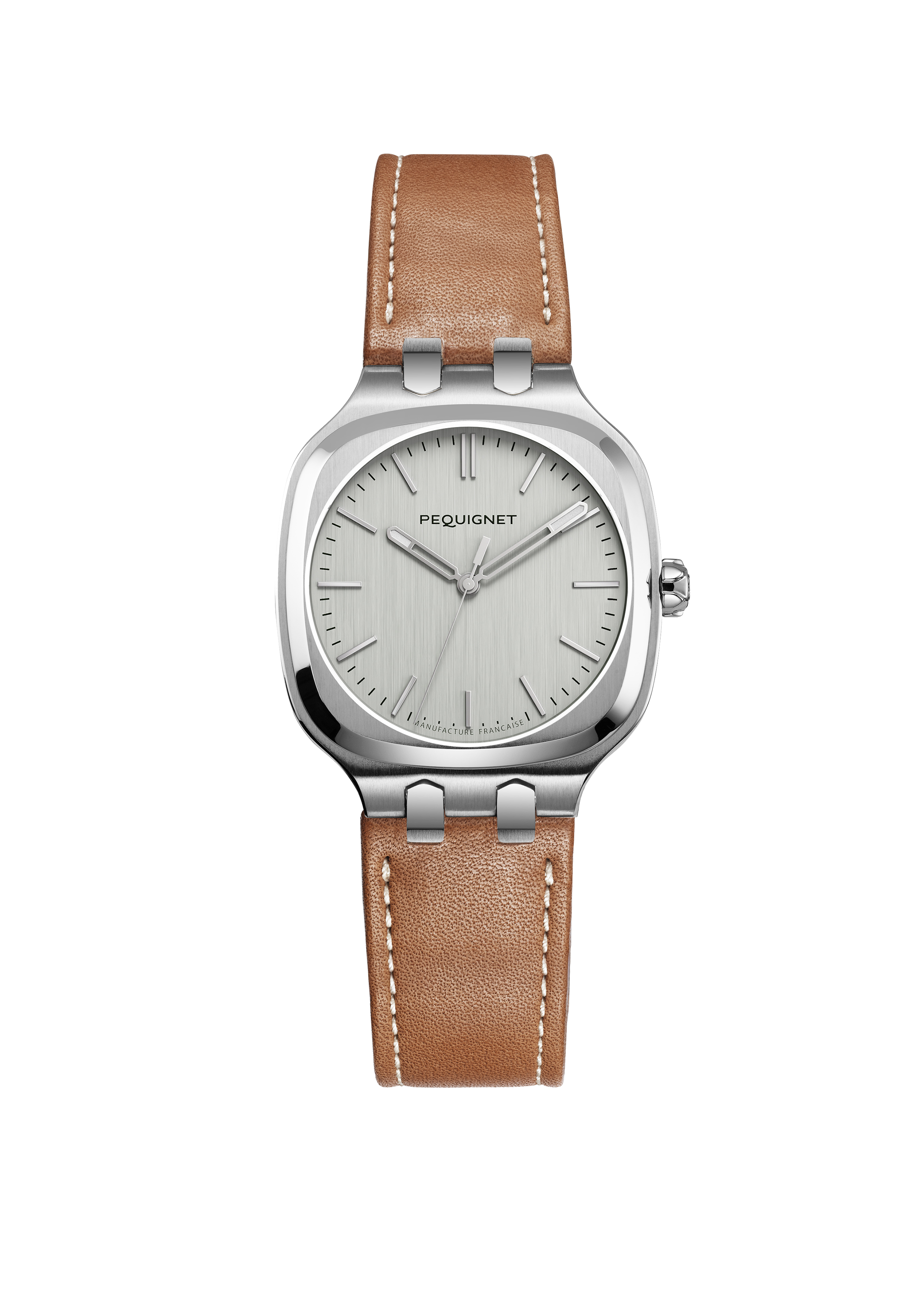 pequignet-concorde-30-mm-cadran-argent-acier-montre-sport-chic-quartz image 5