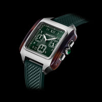 briston-streamliner-kennedy-chronographe-38-5-mm-acier-vert image 7