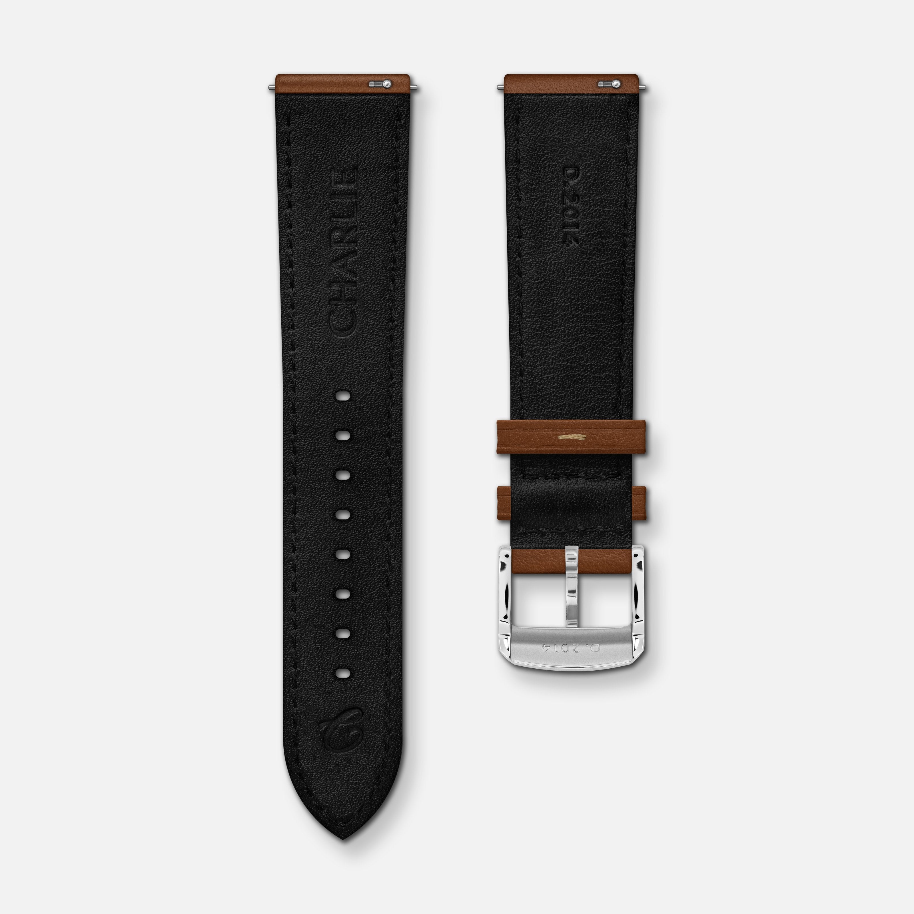 charlie-paris-bracelet-cuir-marron-20mm image 2