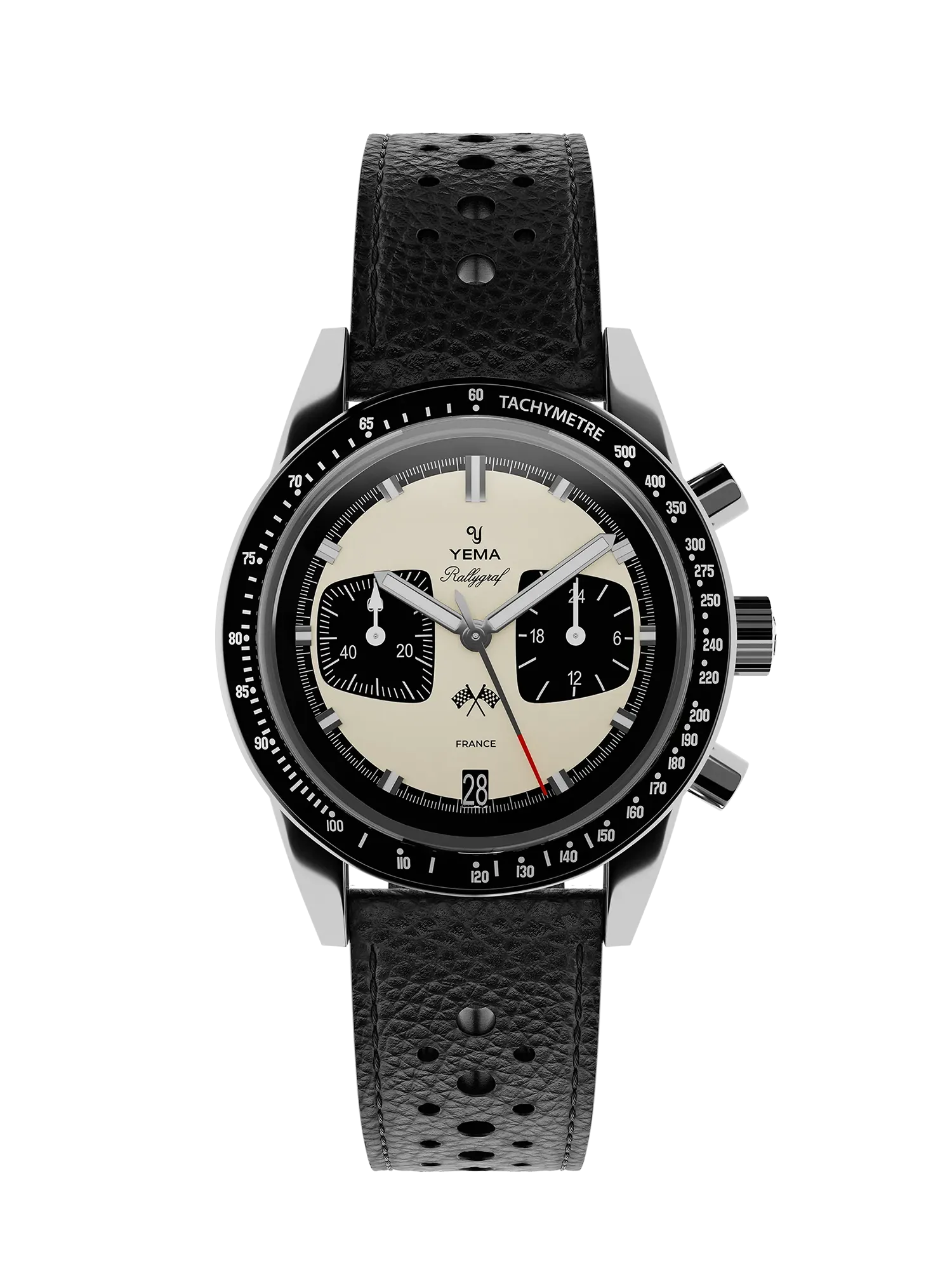 yema-rallygraf-meca-quartz-panda-montre-chronographe-sport-auto image 1