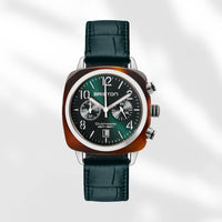 briston-bracelet-cuir-luxury-20-mm-vert-anglais-mate image 2