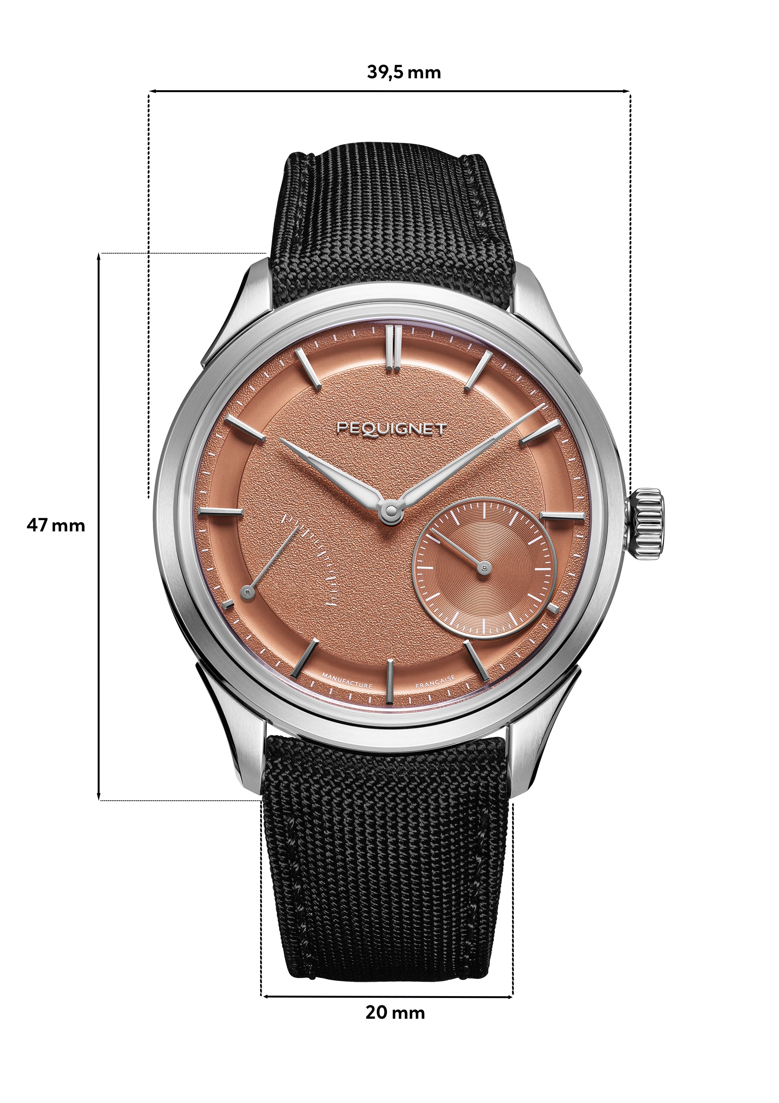 pequignet-royale-paris-montre-39-5-mm-corail-calibre-royal image 5