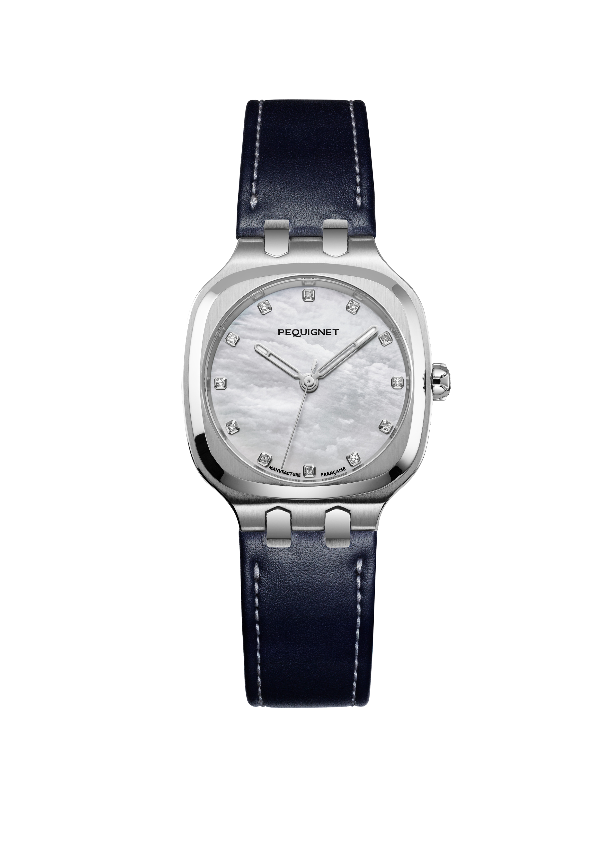 pequignet-concorde-nacre-30-mm-montre-quartz-cadran-nacre-12-diamants image 2