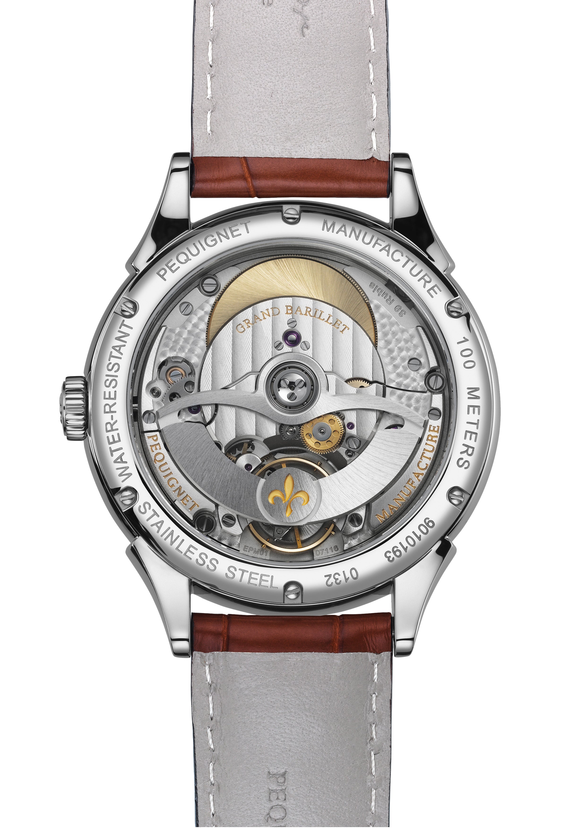 pequignet-royale-origine-montre-homme-cadran-bleu-intense-grande-date-calibre-ro image 8