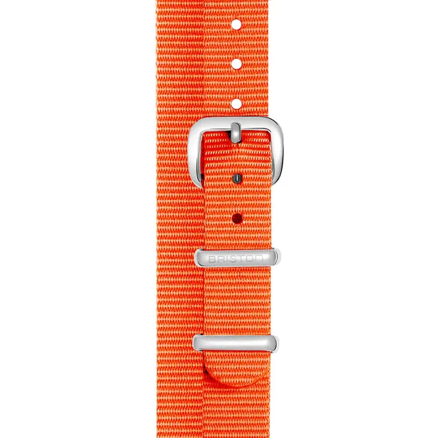 briston-bracelet-nato-nylon-12-mm-orange image 1