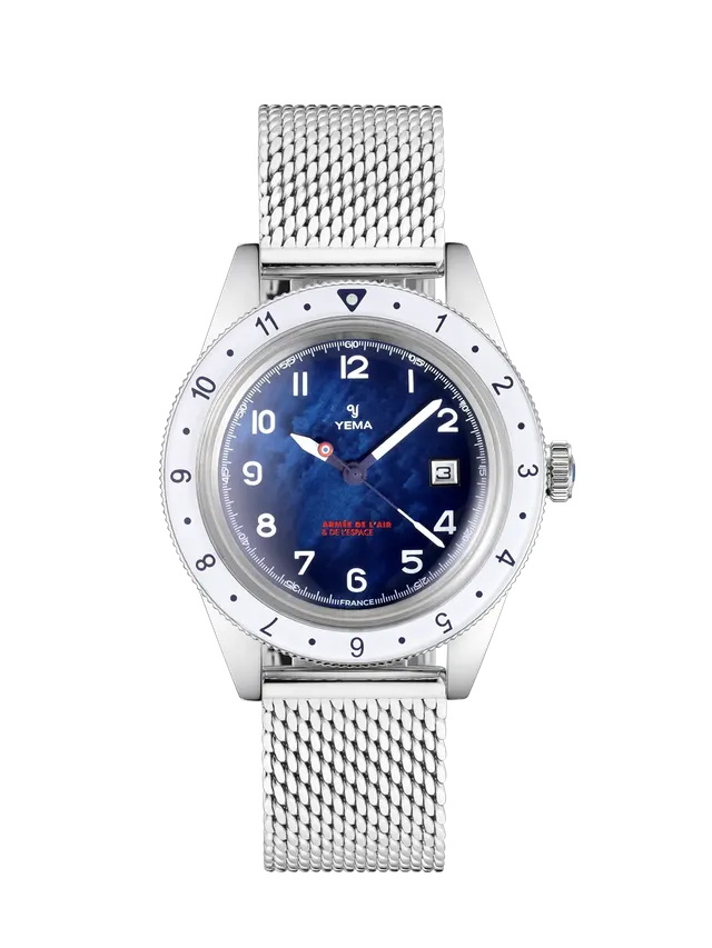 yema-flygraf-arm-e-de-l-air-de-l-espace-utc-femme-montre-militaire image 1