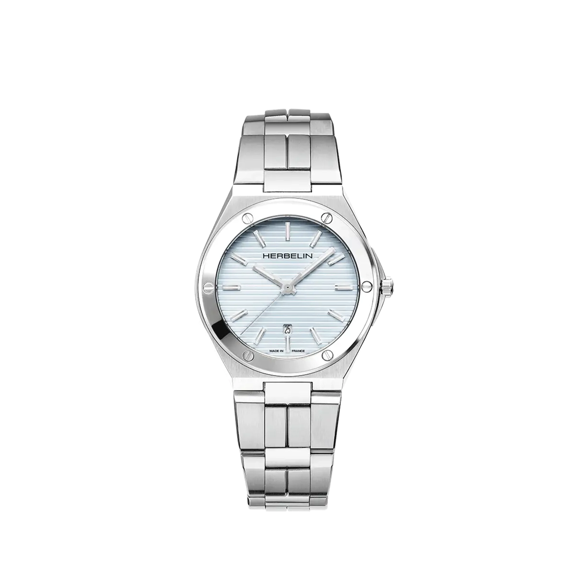 herbelin-cap-camarat-quartz-femme-33-mm-acier-bleu-arctique image 1