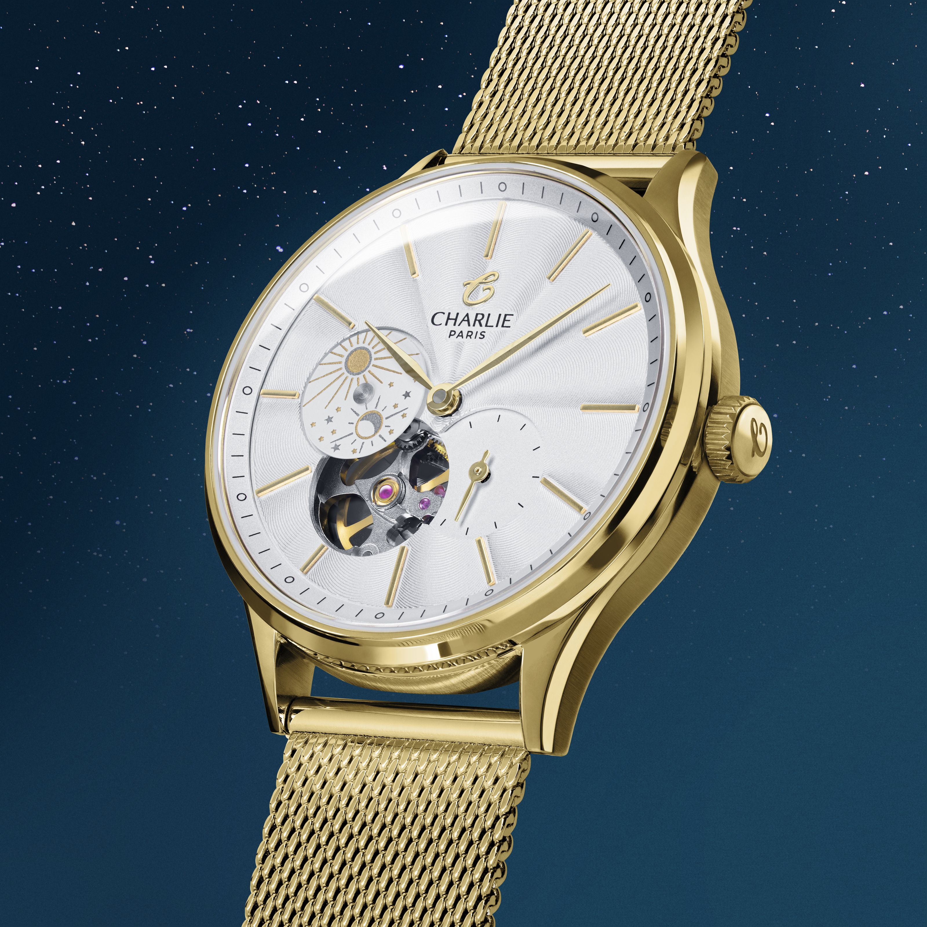 charlie-paris-initial-36-c-ur-ouvert-jour-nuit-montre-automatique-femme-36-mm-do-2 image 4