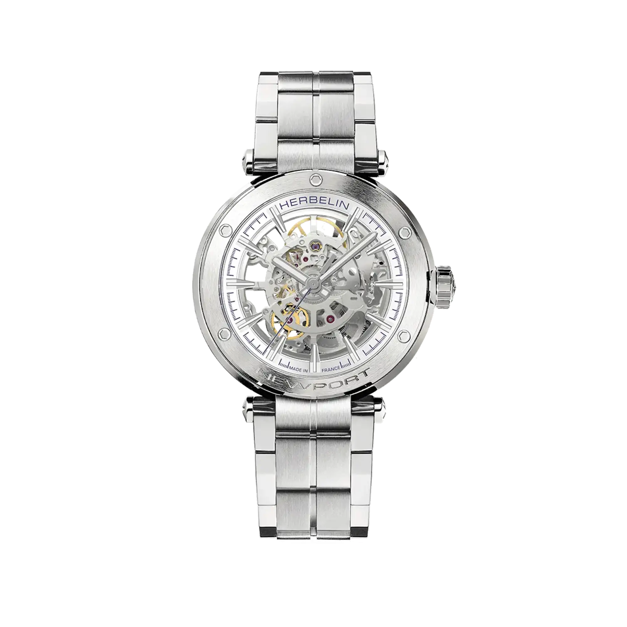 herbelin-newport-squelette-automatique-acier-homme image 1