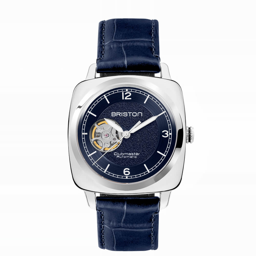 briston-clubmaster-legend-classic-open-automatique-39-mm-acier-bleu image 1