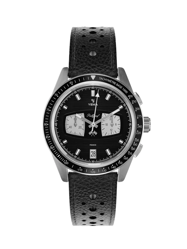 yema-rallygraf-meca-quartz-ii-reverse-panda-chronographe image 1