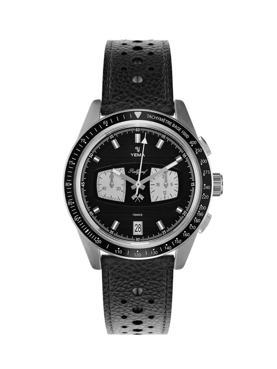 yema-rallygraf-meca-quartz-ii-reverse-panda-chronographe image 1