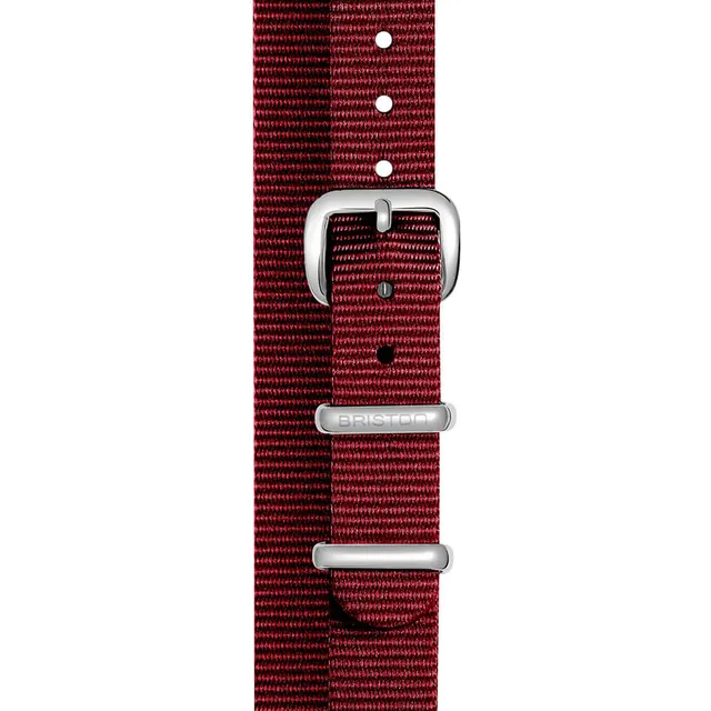 briston-clubmaster-lady-bracelet-nato-12-mm-bordeaux image 1