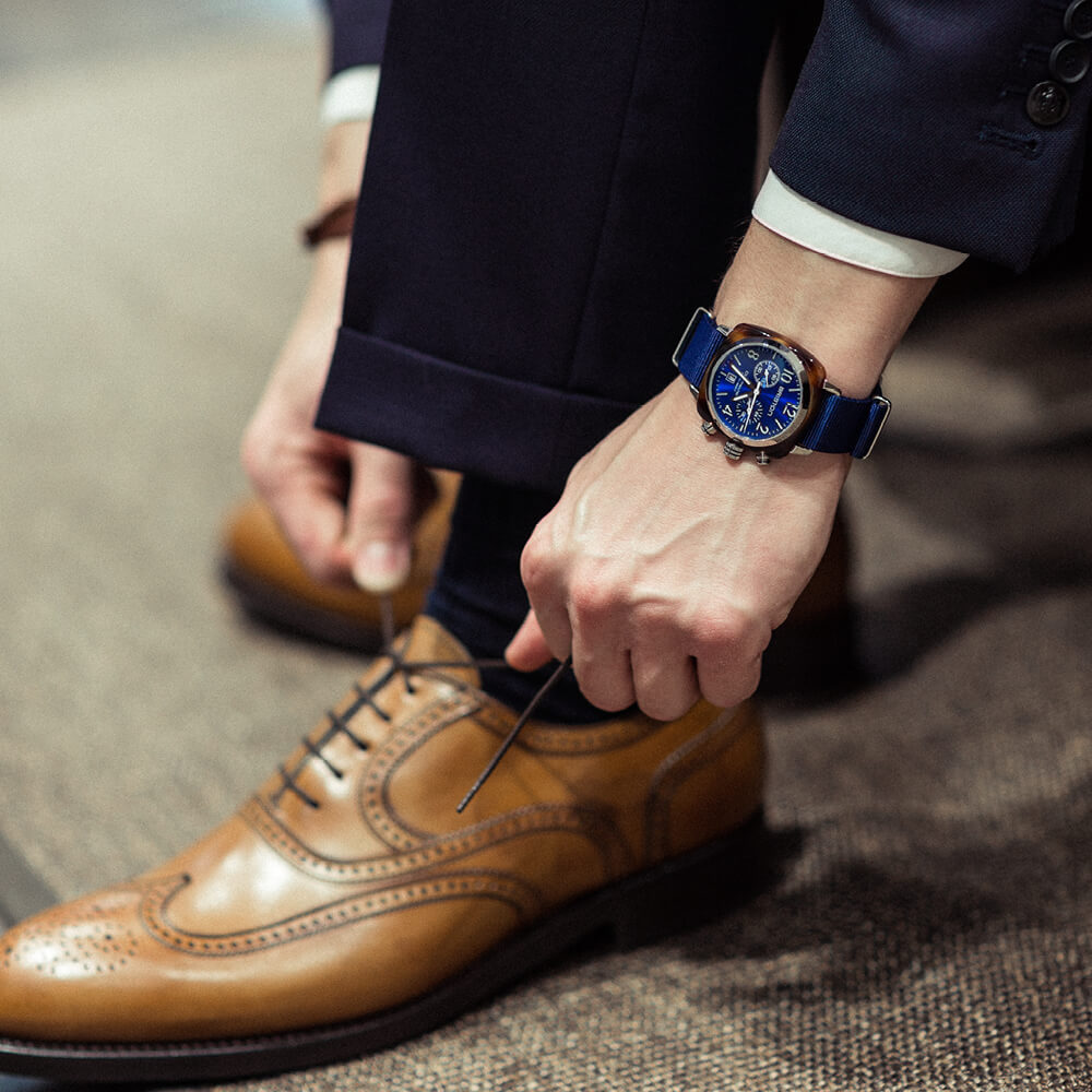 briston-clubmaster-classic-chronographe-40-mm-bleu-marine image 3