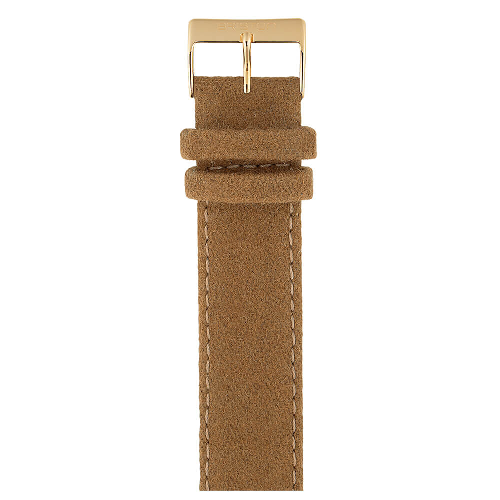 briston-bracelet-flanelle-camel-20-mm-cuir-et-flanelle image 3