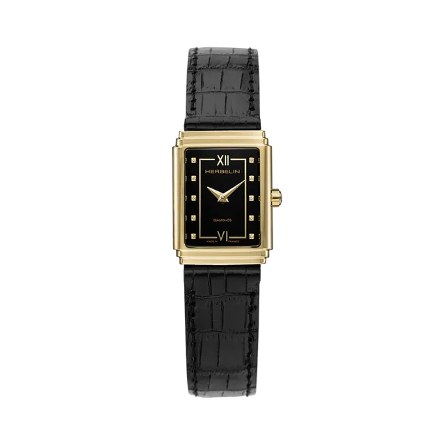 herbelin-art-d-co-1925-s-quartz-dor-diamants-femme image 1