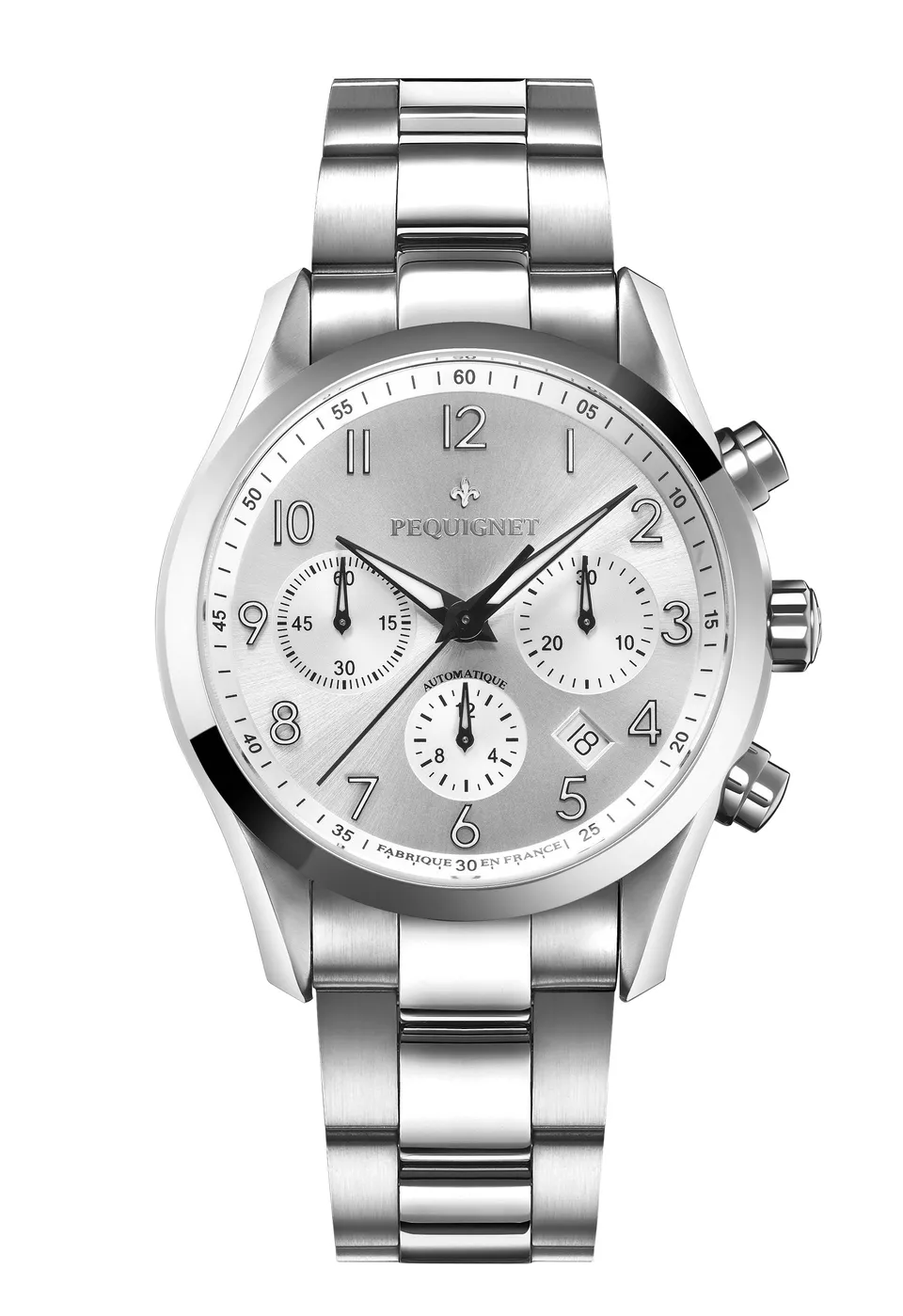 pequignet-l-gance-chronographe-argent-soleill-montre-homme image 1