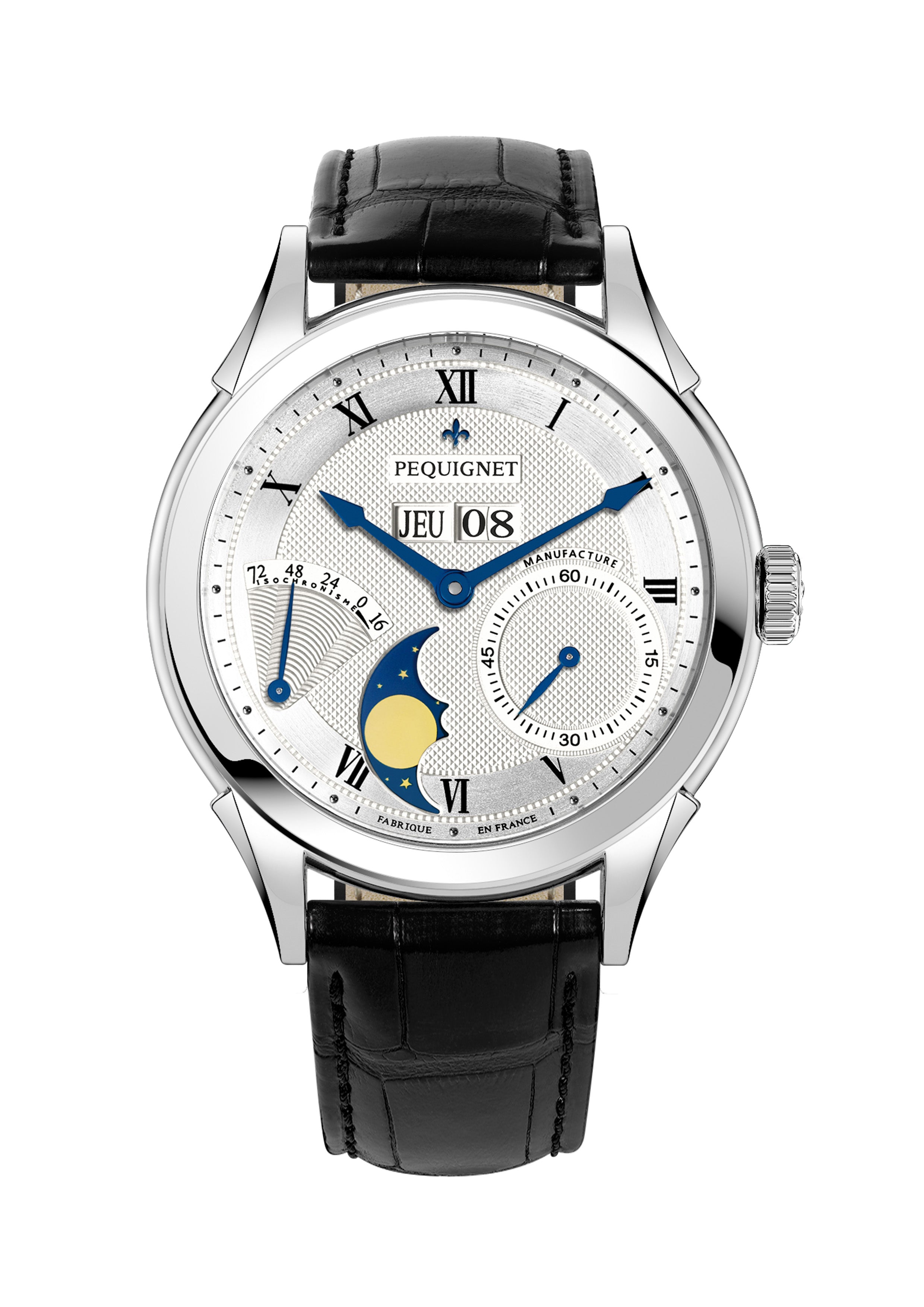 montre-pequignet-royale-origine-grande-date-triple-saut-lune-et-r-serve image 3