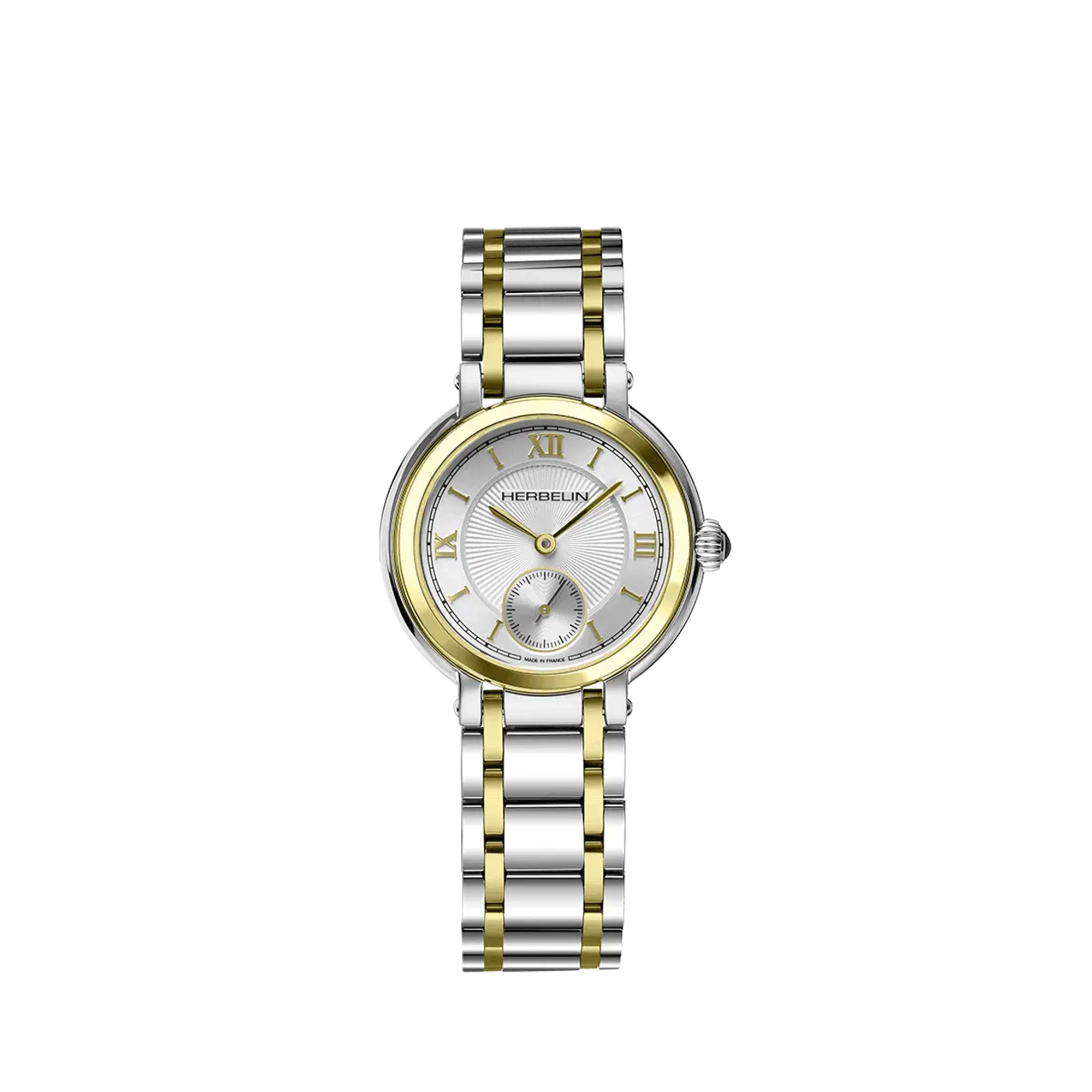 herbelin-galet-petite-seconde-bicolore-montre-quartz-femme image 1