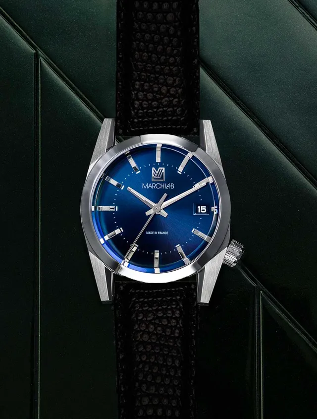 march-la-b-am69-electrique-ocean-36-mm-montre-quartz-bleu-mixte image 1