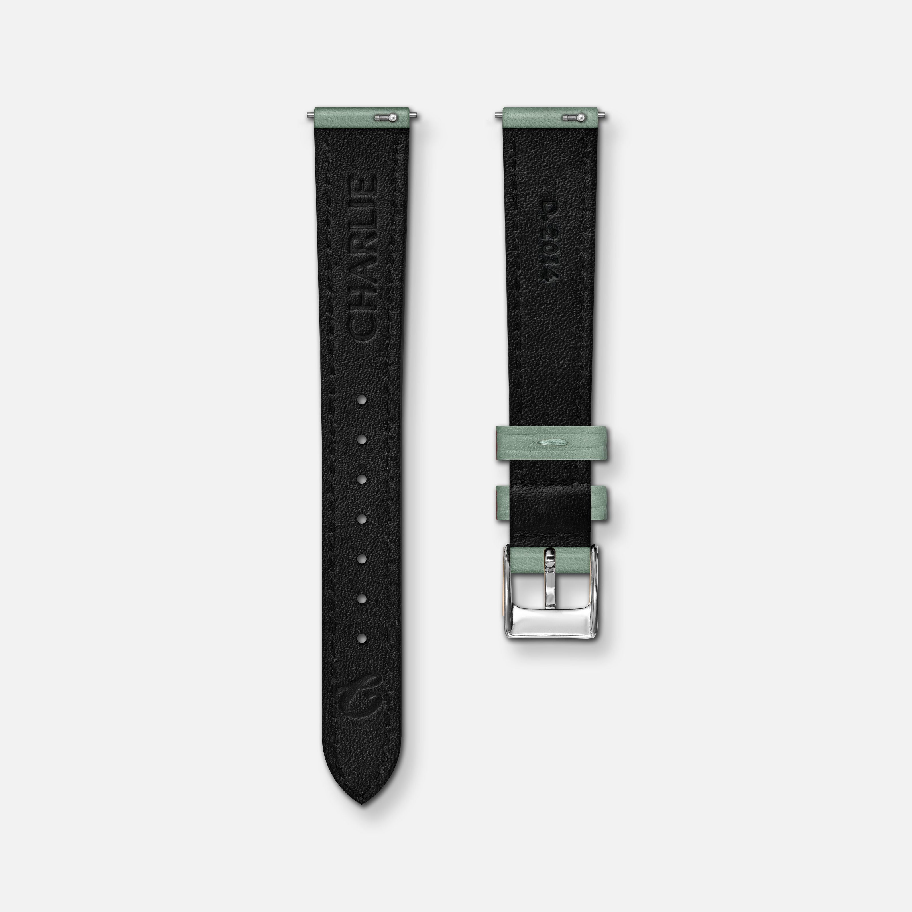 charlie-paris-bracelet-cuir-sauge-14mm image 8