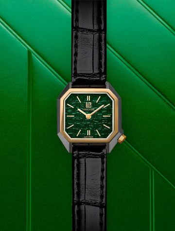 march-la-b-lady-mansart-tweed-emerald-26mm-quartz-femme image 4