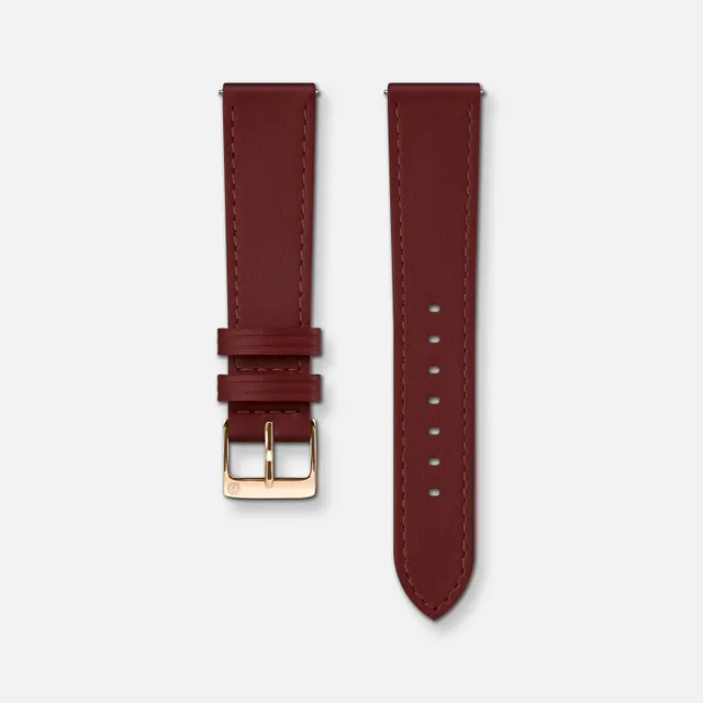 charlie-paris-bracelet-montre-cuir-lisse-bordeaux-18mm image 1