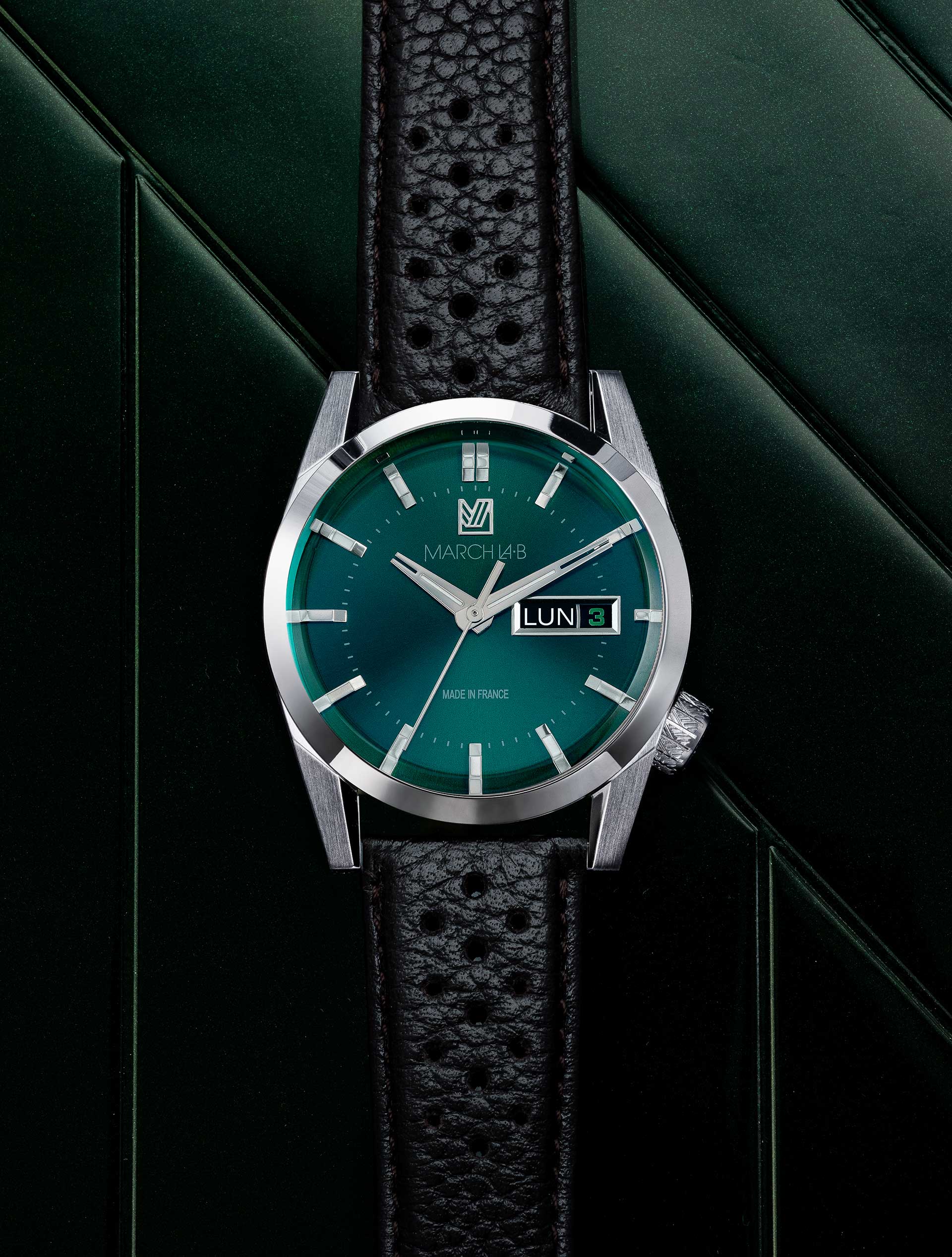 march-la-b-am89-electrique-forest-montre-fran-aise-ronde-38-mm image 1