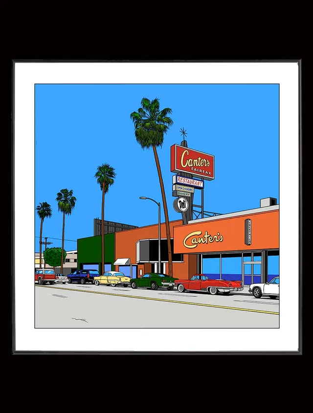 march-la-b-illustration-lvus-l-a-btz-canters-illustration image 1