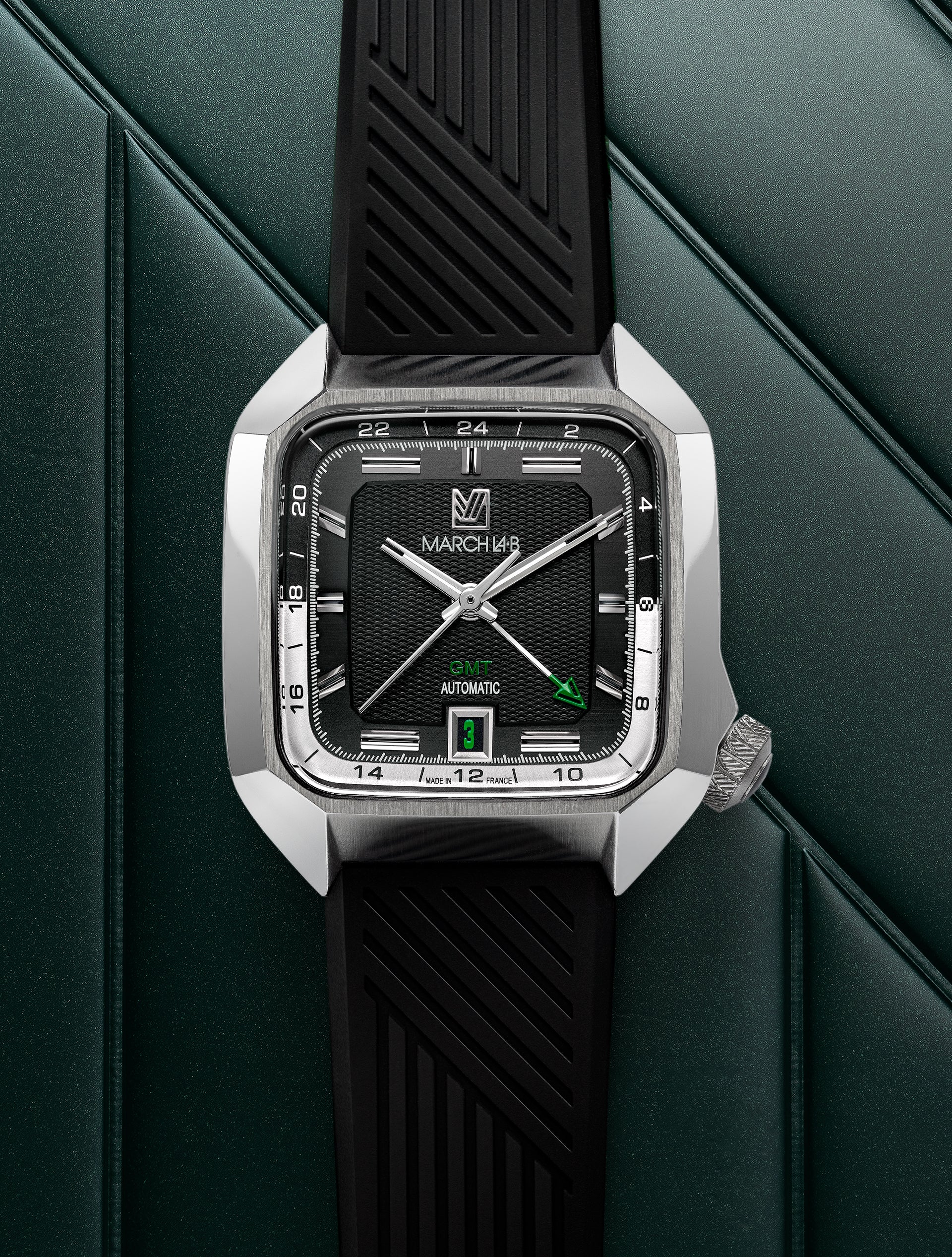 march-la-b-am2-gmt-automatique-black-39-mm-homme image 3