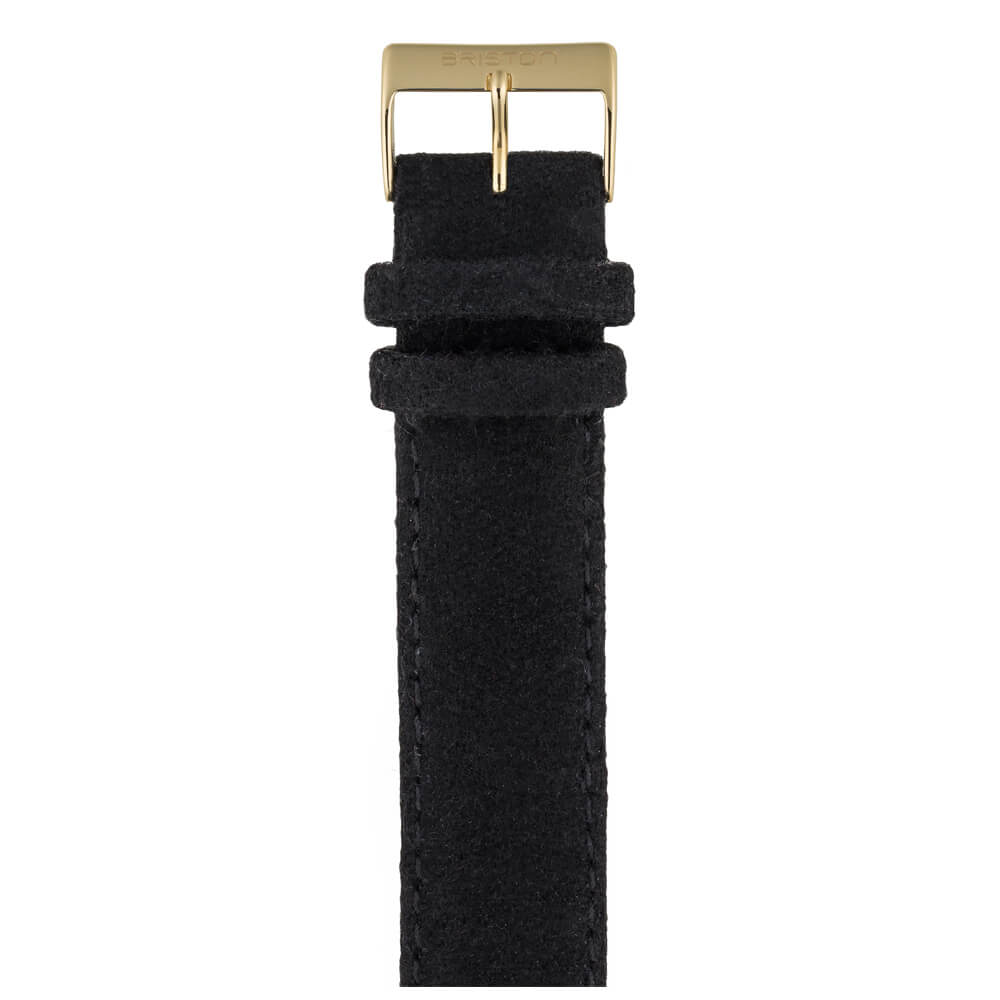 briston-clubmaster-classic-bracelet-flanelle-20-mm-noir image 2