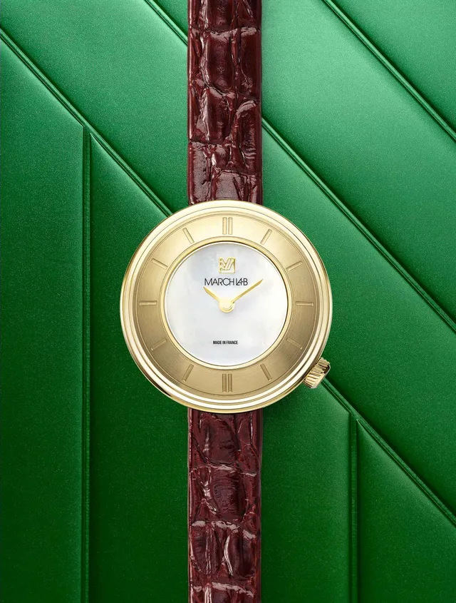 march-la-b-lady-volante-montre-nacre-disco-volante-femme image 1