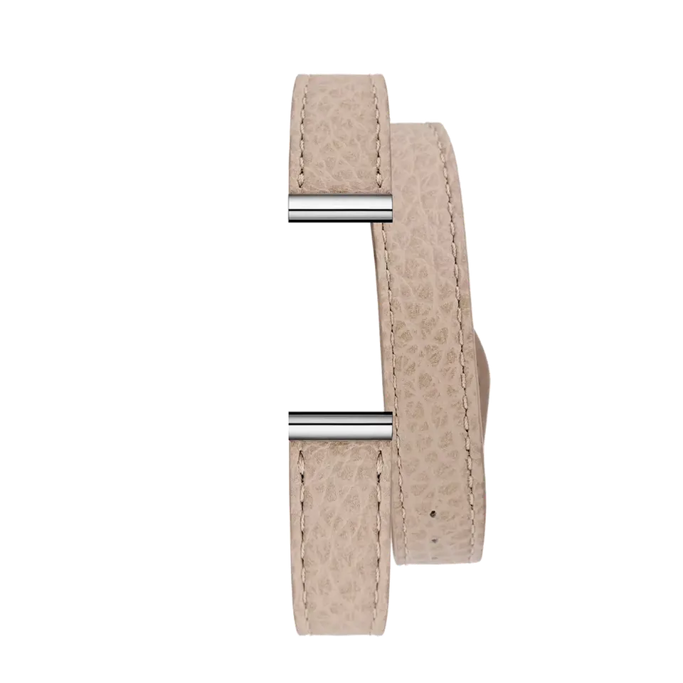 herbelin-antar-s-bracelet-double-tour-cuir-beige-sable image 1