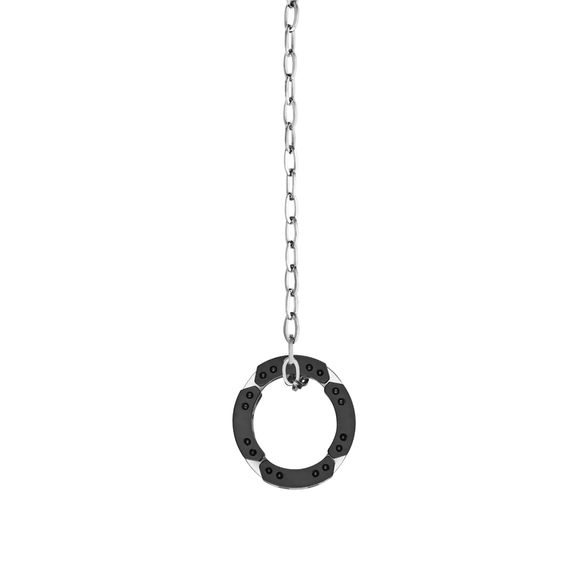 herbelin-cap-camarat-collier-homme-acier-et-c-ramique-noire image 3