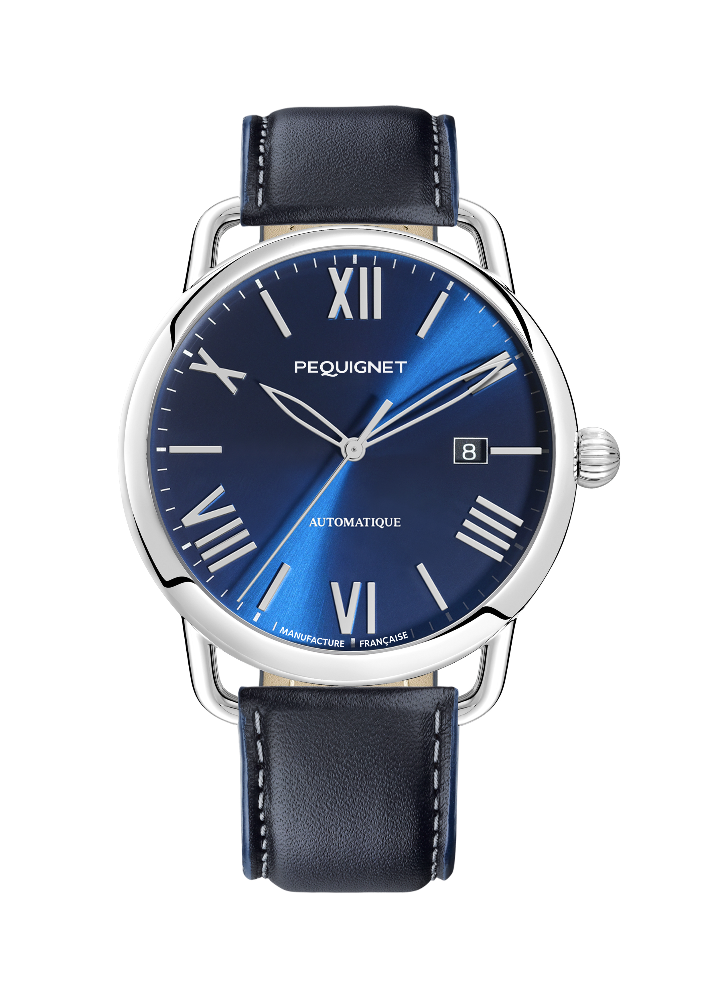 pequignet-equus-origine-bleu-montre-homme-automatique-date image 1