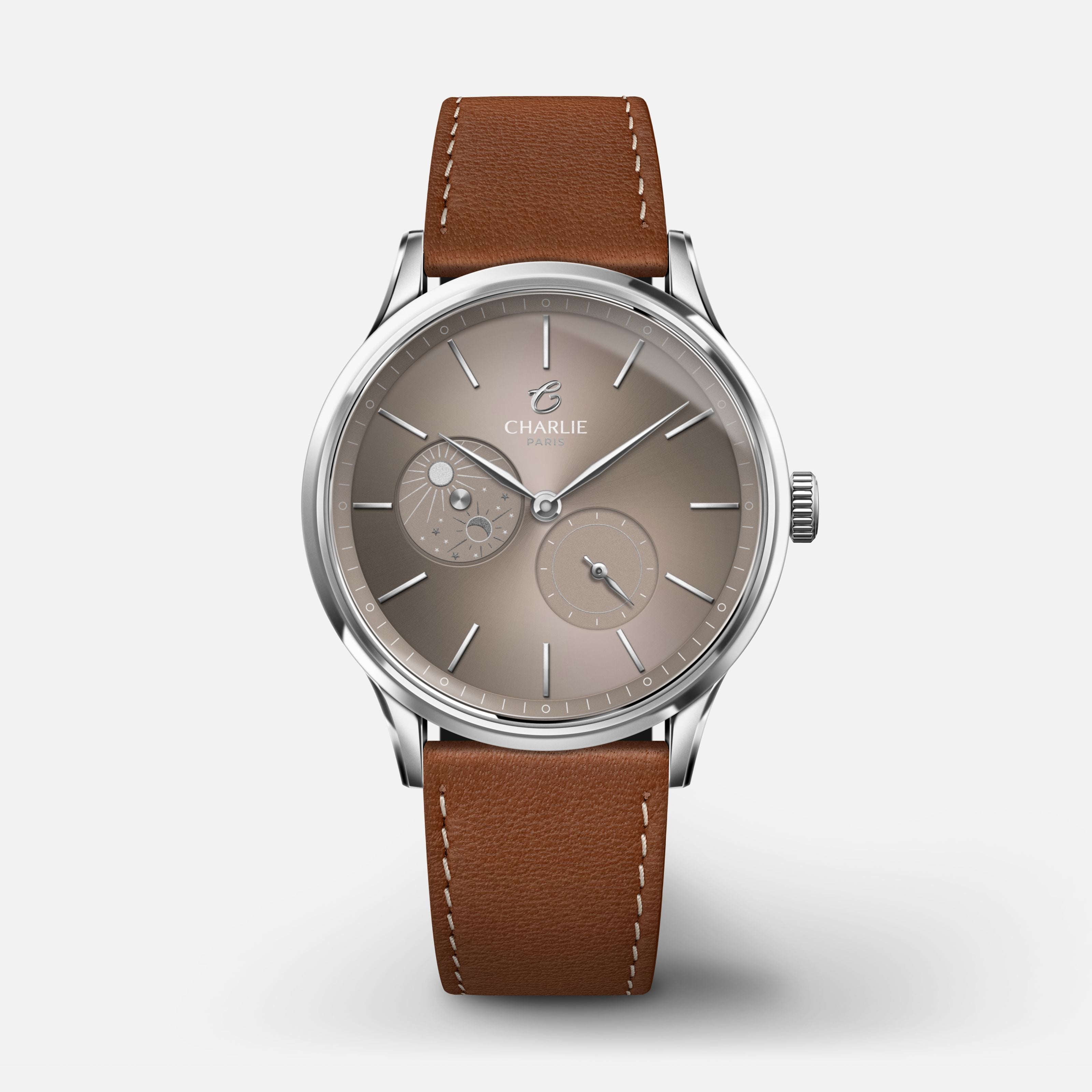 charlie-paris-initial-36-jour-nuit-taupe-36-mm-montre-automatique-acier image 5